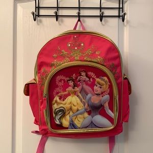 Disney Reflective Pink Princesses Backpack